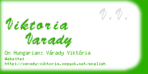 viktoria varady business card